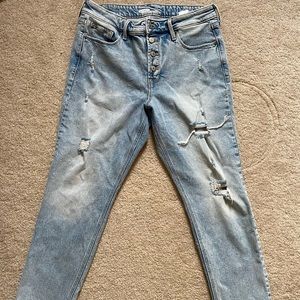Old Navy power slim straight high rise jeans